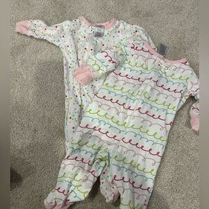 Onesies Brand footie pajamas 0-3M